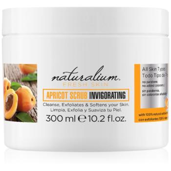 Naturalium Fresh Skin Apricot povzbuzující tělový peeling 300 ml