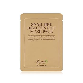 Benton Regenerační pleťová maska Snail Bee (High Content Mask Pack) 10 ks