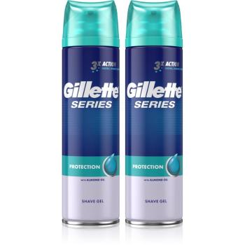 Gillette Series Protection gel na holení 3 v 1 2 x 200 ml