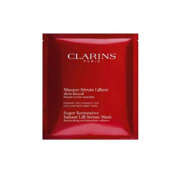 Clarins Textilní maska pro okamžité vyhlazení vrásek Super Restorative (Instant Lift Serum Mask) 30 ml