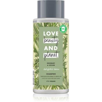 Love Beauty & Planet Delightful Detox čisticí šampon pro mastné vlasy 400 ml
