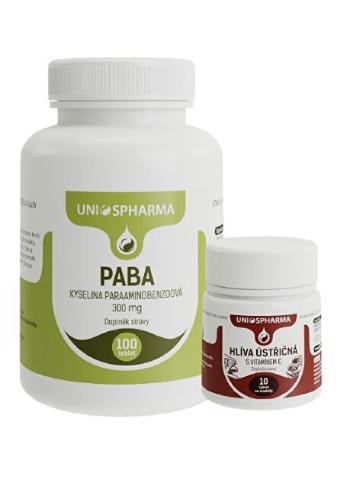 Unios Pharma PABA 100 tbl. + Hlíva 10 tbl. ZDARMA