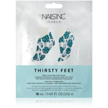 Nails Inc. Thirsty Feet hydratační maska na nohy 18 ml