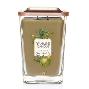 Yankee Candle Aromatická svíčka velká hranatá Pear & Tea Leaf 552 g