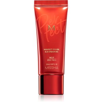 Missha M Perfect Cover RX BB krém s velmi vysokou UV ochranou malé balení odstín No.27 Honey Beige 20 ml