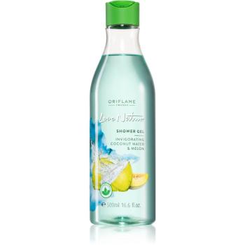 Oriflame Love Nature Coconut Water & Melon povzbuzující sprchový gel 500 ml