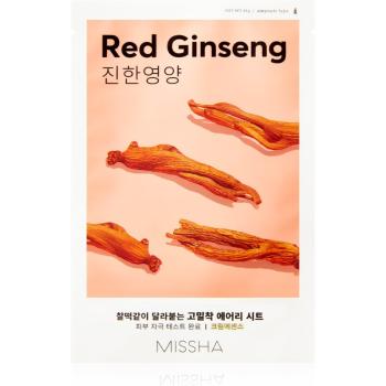 Missha Airy Fit Red Ginseng plátýnková maska s hydratačním a revitalizačním účinkem 19 g
