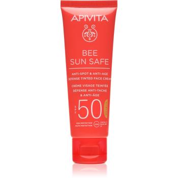 Apivita Bee Sun Safe ochranný tónovací krém na obličej SPF 50 50 ml
