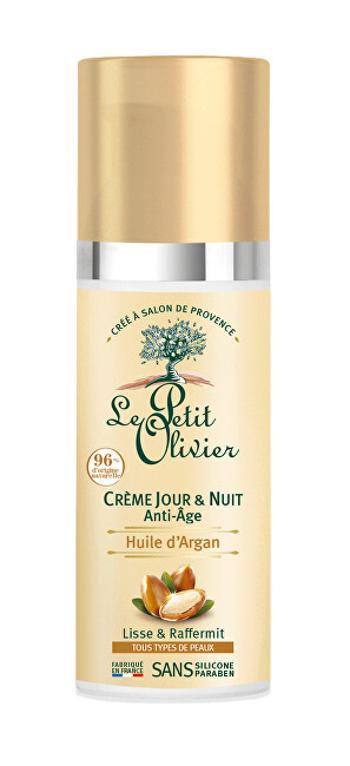 Le Petit Olivier Denní a noční krém proti vráskám s arganovým olejem Anti-Age (Day & Night Cream) 50 ml