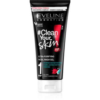 Eveline Cosmetics #Clean Your Skin čisticí pleťový gel pro mastnou pleť 200 ml