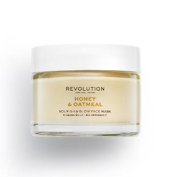 Revolution Skincare Rozjasňující pleťová maska Skincare Honey & Oatmeal (Nourish & Glow Face Mask) 50 ml