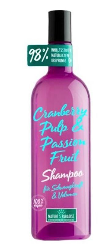 NATURE´S PARADISE Šampon Brusinka & Mučenka 375 ml - objem