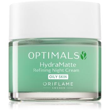 Oriflame Optimals hydratační noční krém pro mastnou pleť 50 ml