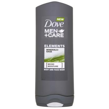 Dove Men+Care Elements sprchový gel na obličej a tělo 2 v 1 400 ml