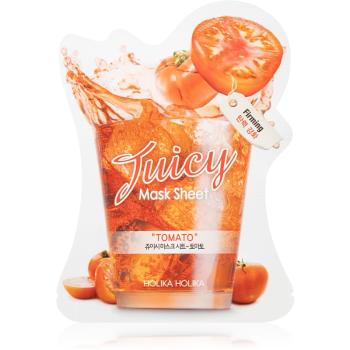 Holika Holika Juicy Mask Sheet Tomato zpevňující plátýnková maska na kontury obličeje 20 ml