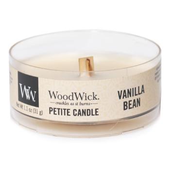 WoodWick Vonná svíčka Petite Vanilla Bean 31 g
