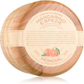 Mondial Luxury Wooden Bowl krém na holení Mandarine and Spice 140 ml