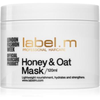 label.m Honey & Oat vyživující a hydratační maska na vlasy 120 ml