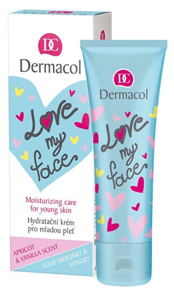 Dermacol Love My Face Moisturizing Care for Young Skin Apricot Vanila Scent hydratační krém 50 ml