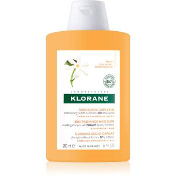 Klorane Monoï & Tamanu vyživující šampon pro vlasy namáhané sluncem 200 ml