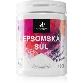Allnature Epsomská sůl Lavender sůl do koupele 1000 g