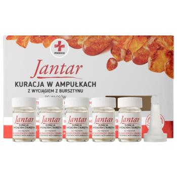 Ideepharm Medica Jantar obnovující kúra pro poškozené a křehké vlasy 5 x 5 ml