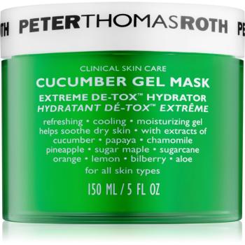 Peter Thomas Roth Cucumber De-Tox hydratační gelová maska na obličej a oční okolí 150 ml
