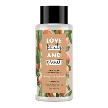 Love Beauty and Planet Hydratační šampon s bambuckým máslem a santalovým dřevem (Happy & Hydrated Shampoo) 400 ml