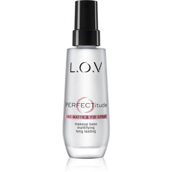 L.O.V. PERFECTitude matující fixační sprej na make-up 3 v 1 50 ml