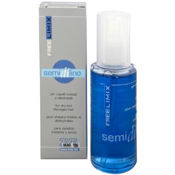 Freelimix Lněný olej pro suché a narušené vlasy Semidilino 100 ml - SLEVA - poškozená krabička