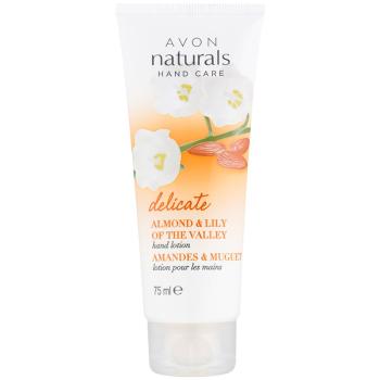 Avon Naturals Hand Care jemné mléko na ruce s mandlí a konvalinkou 75 ml