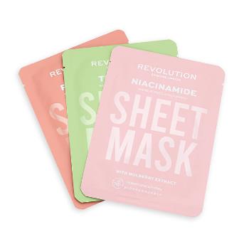 Revolution Skincare Sada pleťových masek pro problematickou pleť Biodegradable (Oily Skin Sheet Mask)