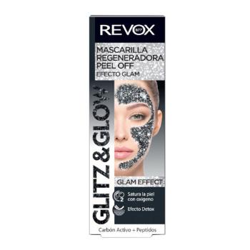 Revox Regenerační slupovací pleťová maska Glitz and Glow (Regenerating Peel Off Black Mask) 80 ml