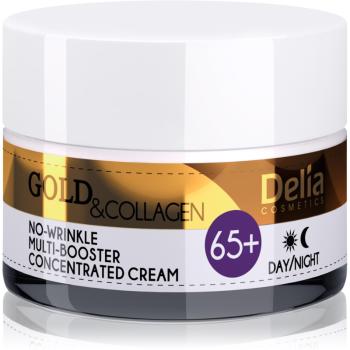 Delia Cosmetics Gold & Collagen 65+ protivráskový krém s regeneračním účinkem 50 ml