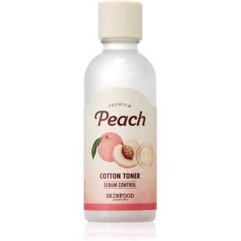 Skinfood Peach osvěžující tonikum pro mastnou a problematickou pleť 180 ml