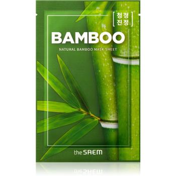 The Saem Natural Mask Sheet Bamboo plátýnková maska se zpevňujícím účinkem 21
