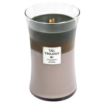 WoodWick Vonná svíčka váza Trilogy Cozy Cabin 609,5 g