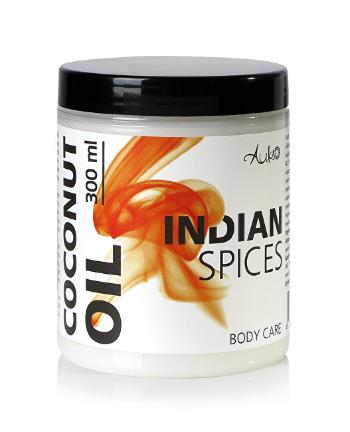 Aukso Kokosový olej bodycare Indická koření 300 ml - SLEVA - poškozená etiketa