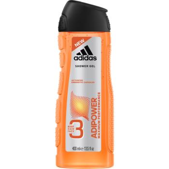 Adidas Adipower sprchový gel pro muže 3 v 1 400 ml