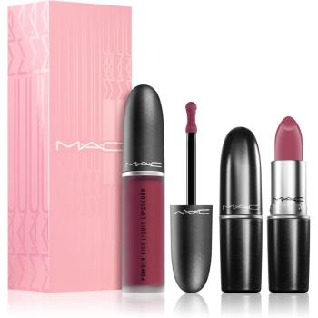 MAC Cosmetics Powder Kiss Lip Kit: Like a Mother kosmetická sada pro ženy