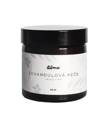 Alma-natural cosmetics Tělový a obličejový krém Levandulová péče 60 ml - SLEVA - KRÁTKÁ EXPIRACE 11.9.2021
