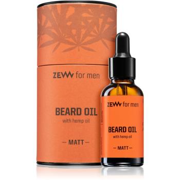 Zew Beard Oil with hemp oil olej na vousy s konopným olejem Matt 30 ml