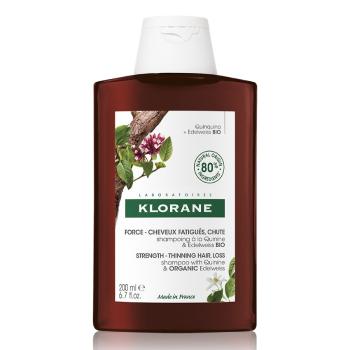 KLORANE Šampon chinin a BIO protěž alpská 200ml