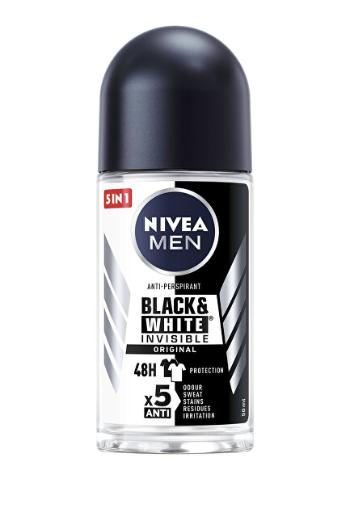 Nivea Kuličkový antiperspirant pro muže Invisible For Black & White Power 50 ml