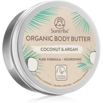 Suntribe Organic Body Butter Coconut & Argan intenzivně hydratační tělové máslo pro suchou pokožku 150 ml