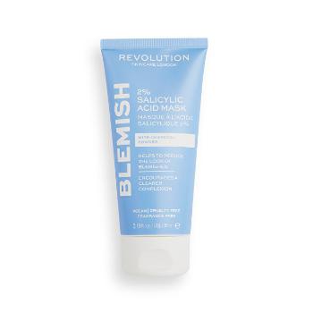 Revolution Skincare Pleťová maska s aktivním uhlím Blemish (2% Salicylic Acid Mask) 65 ml