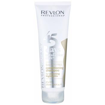Revlon Professional Revlonissimo Color Care šampon a kondicionér 2 v 1 pro melírované a bílé vlasy bez sulfátů 275 ml