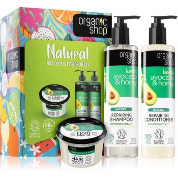 Organic Shop Natural Hair Care & Regeneration dárková sada (na vlasy)
