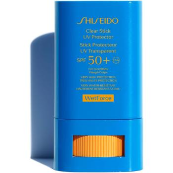 Shiseido Sun Care Clear Stick UV Protector WetForce opalovací krém v tyčince SPF 50+ 15 ml