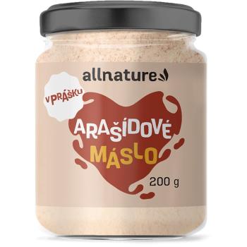 Allnature Arašídové máslo v prášku ořechová pomazánka 200 g